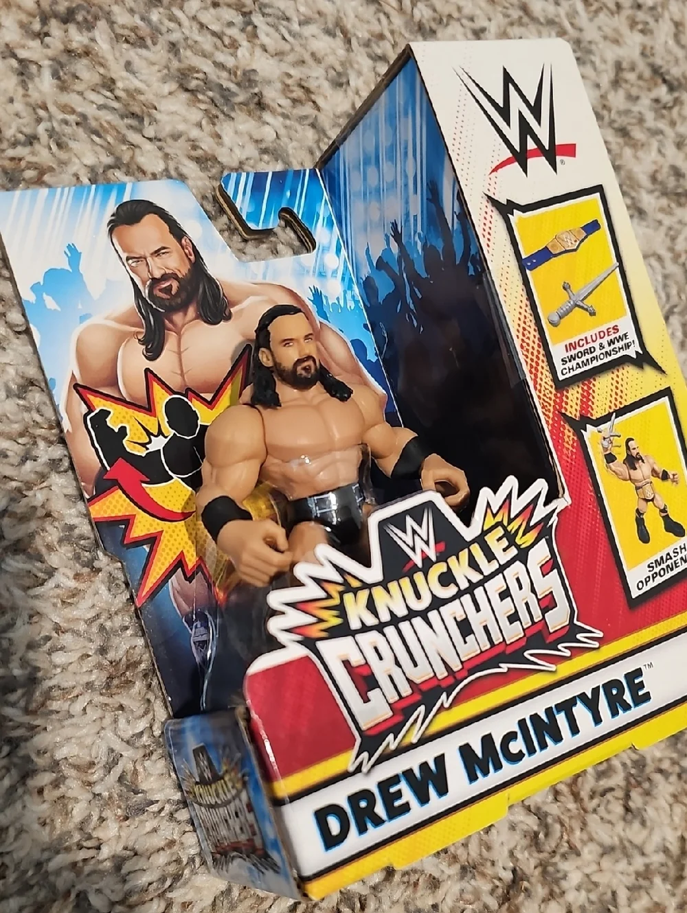WWE Knuckle Crunchers Drew McIntyre Action Figure